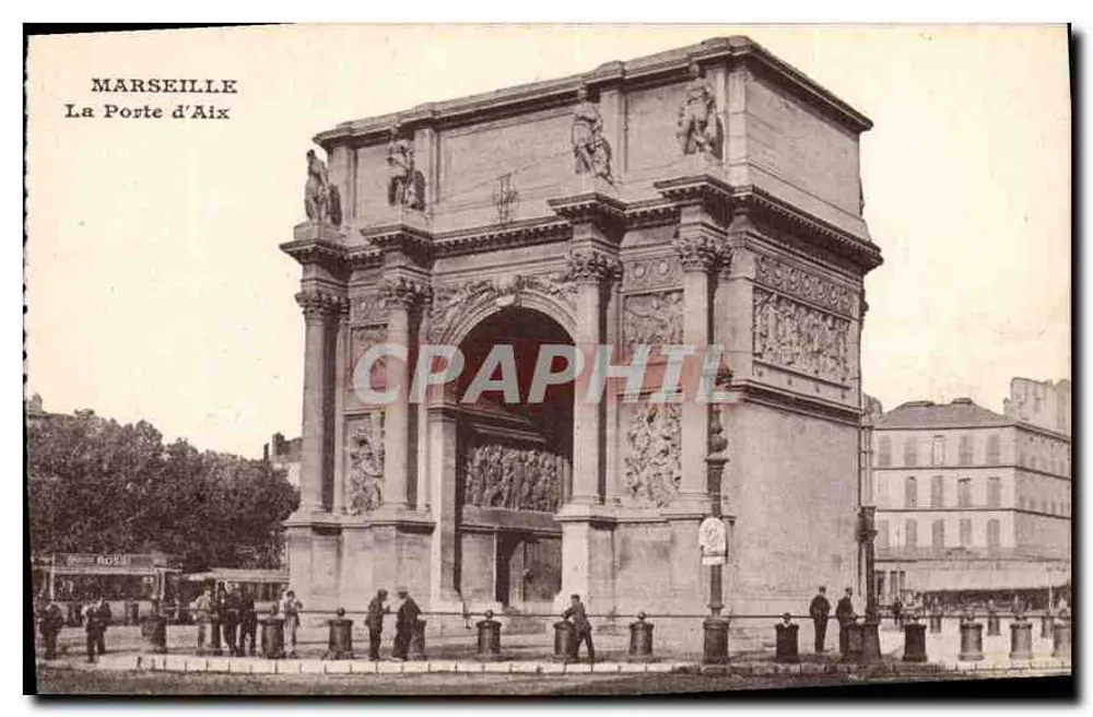 Marselha — Porta de Aix — editor N° 6 - Frente