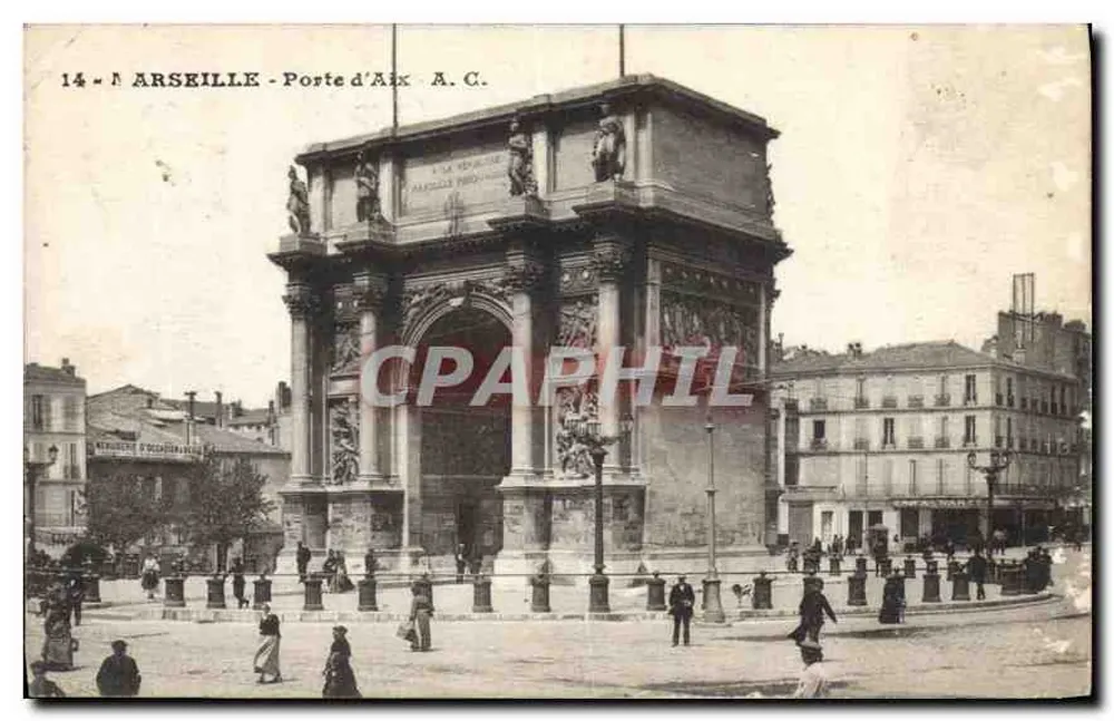 Arseille - Porte d'Aix — A. C. — n°14 - Frente