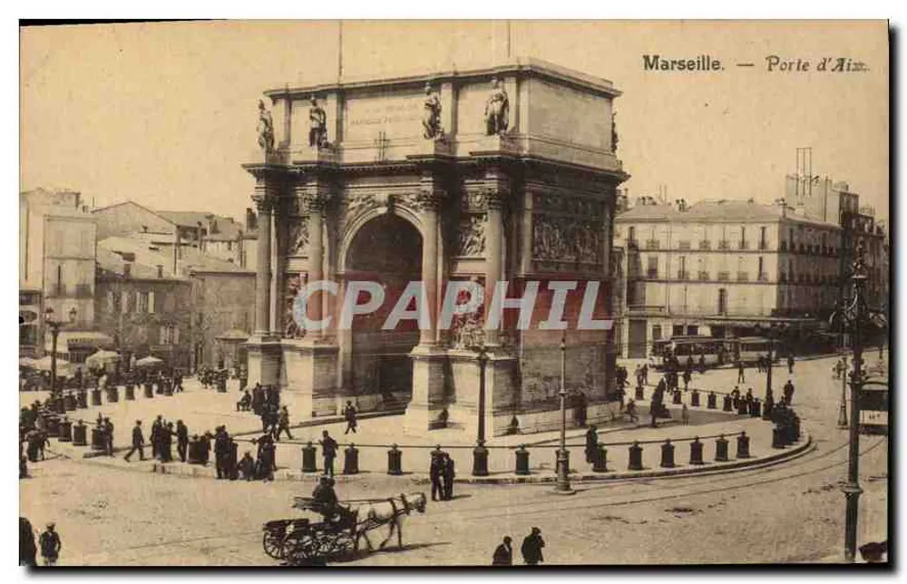 Marseille — Porte d'Aix — editor anônimo, número de série não visível - Frente
