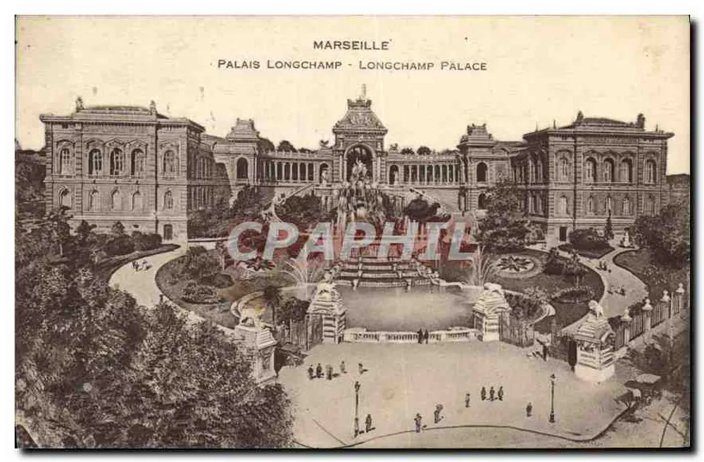Marseille — Palácio Longchamp — Longchamp Palace - Frente