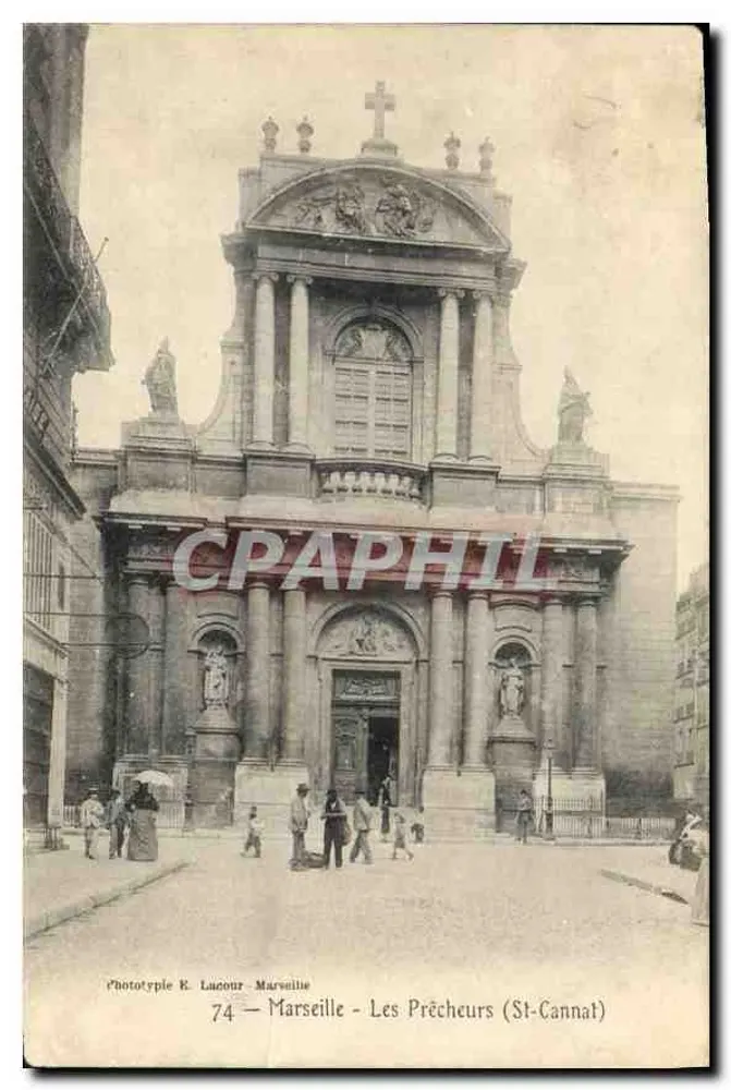 Os pregadores (St-Cannat) — igreja — fototipo R. Lucour - Marselha, n°74 - Frente