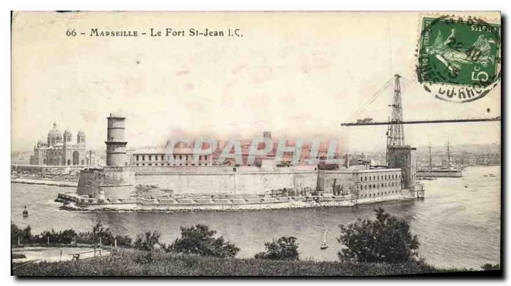 Marselha - O Forte St-Jean I.C. — editor I.C. n°66 - Frente
