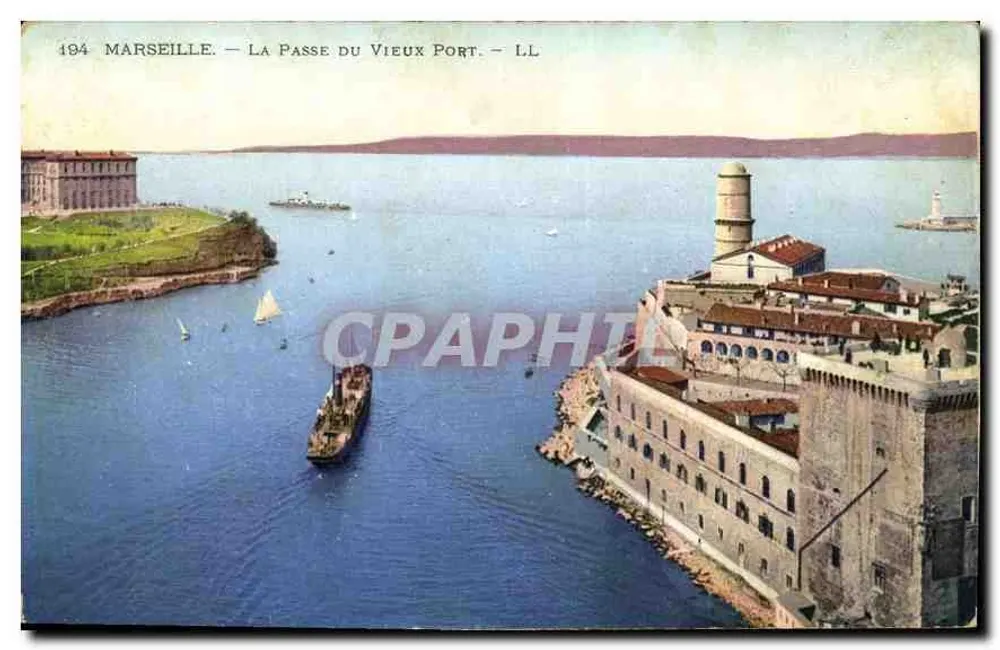 Marseille — Der Durchgang des Alten Hafens — LL - Vorderseite