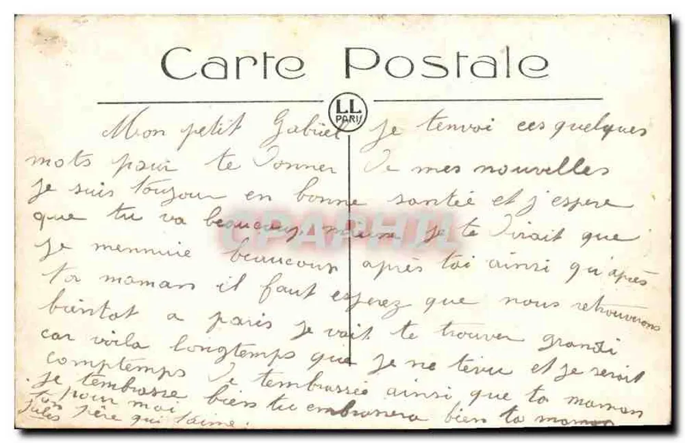 Marseille — Der Durchgang des Alten Hafens — LL - Rückseite