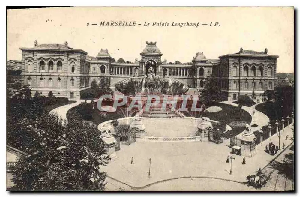 Marselha — O Palácio Longchamp — I.P. - Frente