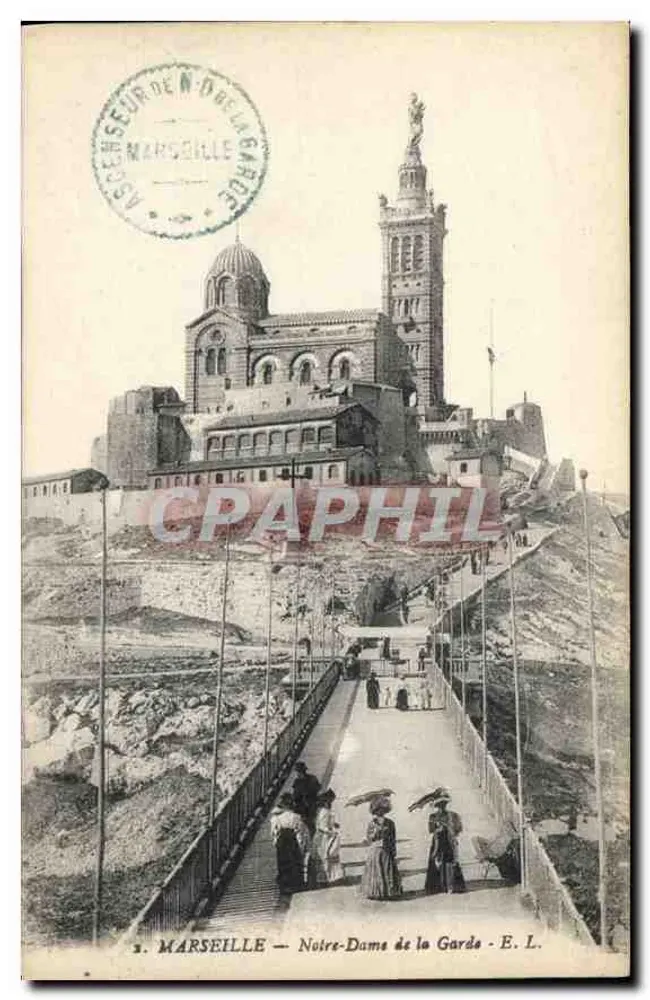 Marselha — Nossa Senhora da Guarda — E. L. - Frente