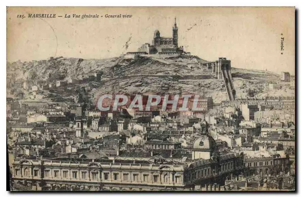 Marseille — Vista geral — Editor S. Floréal, n° 125 - Frente