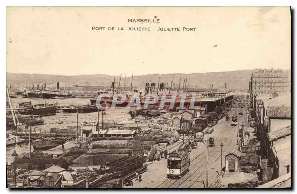 Marselha — Porto de La Joliette — Joliette Port - Frente