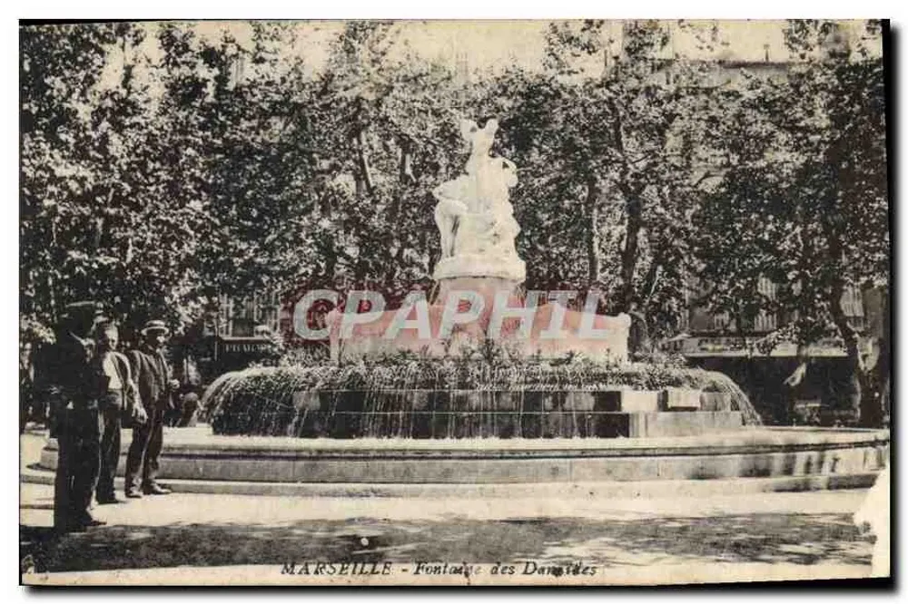 Marselha - Fonte das Dampièdes — Bilhete postal antigo CPHIL - Frente