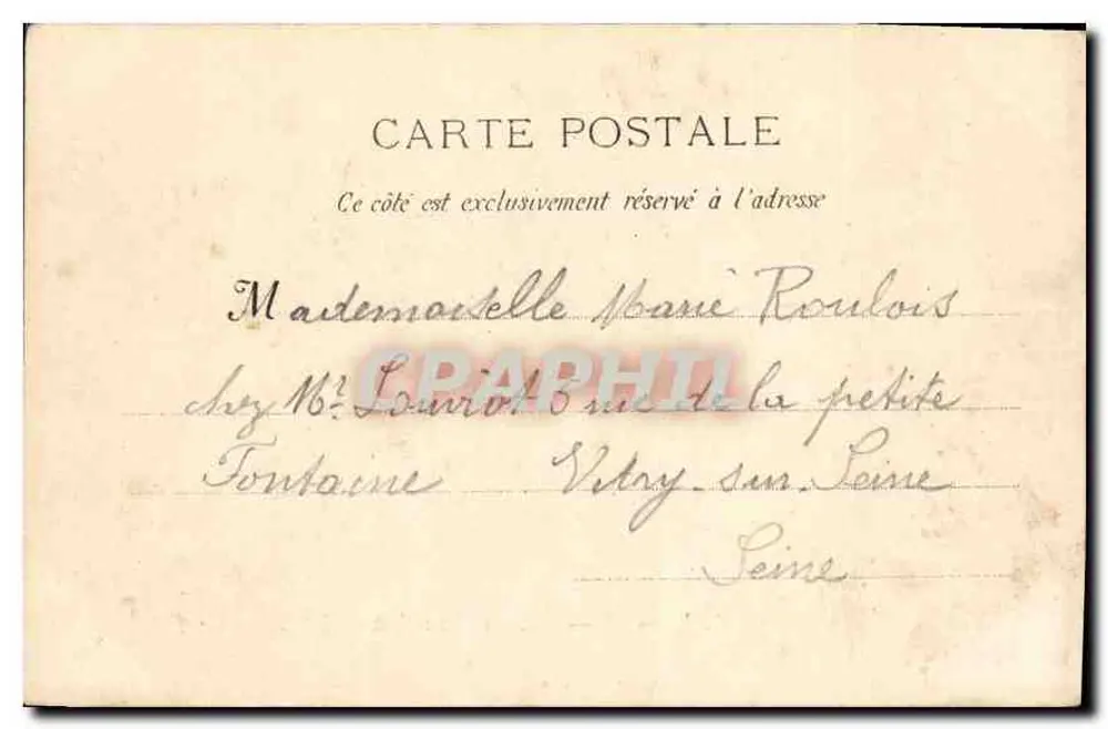 Marseille — Eingang zum Alten Hafen — G. M. - 99 - Rückseite