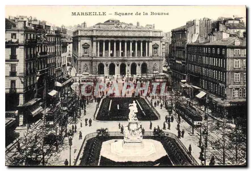 MARSEILLE — Praça da Bolsa — número de série não visível - Frente
