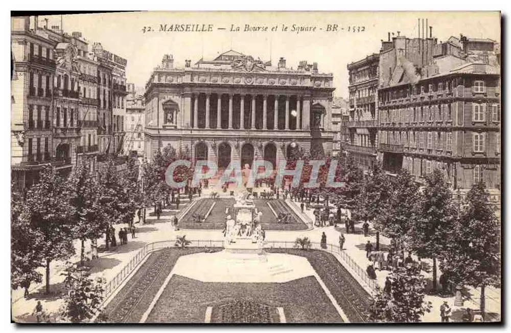 MARSEILLE — A Bolsa e o Square — BR - 1532 - Frente