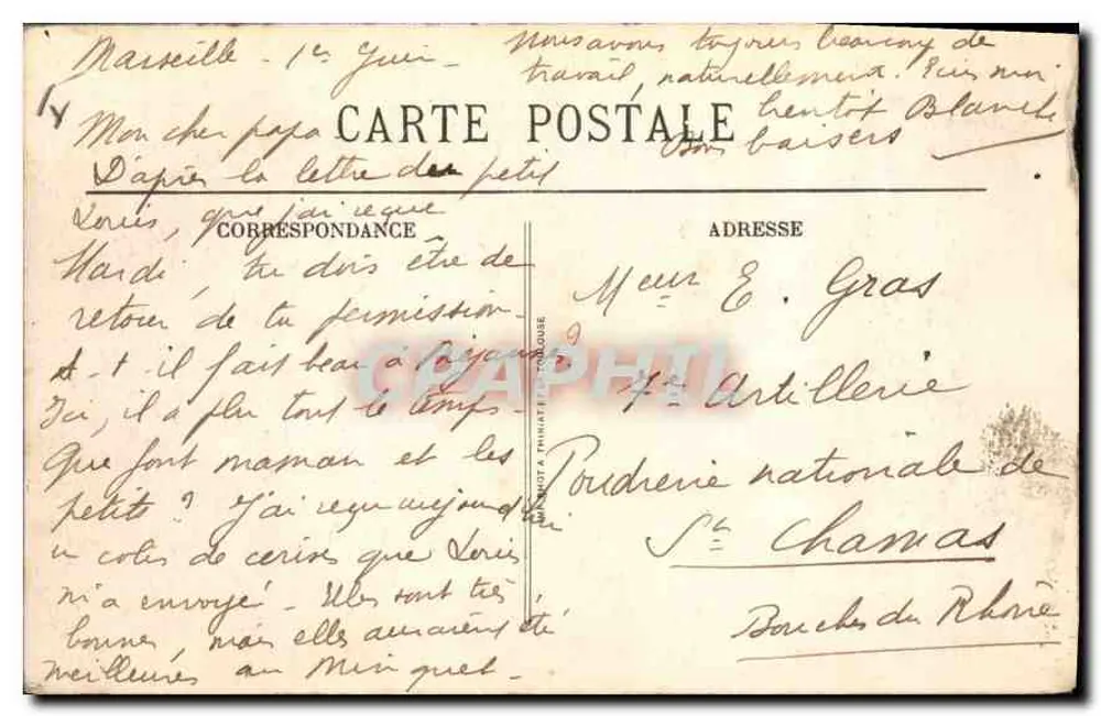 MARSEILLE — A Bolsa e o Square — BR - 1532 - Verso