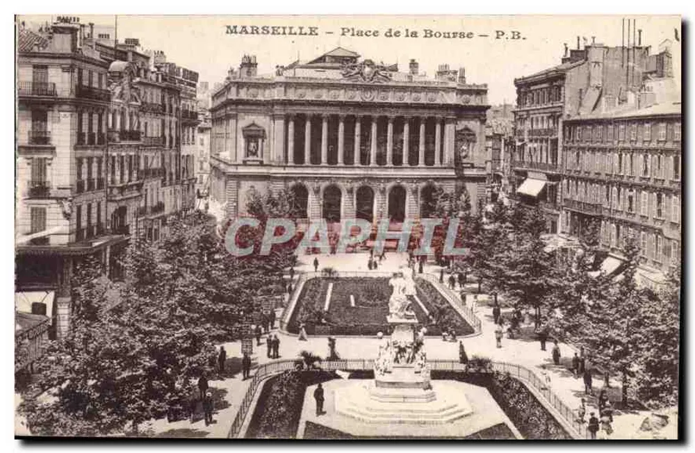 Marseille — Praça da Bolsa — P.B. - Frente