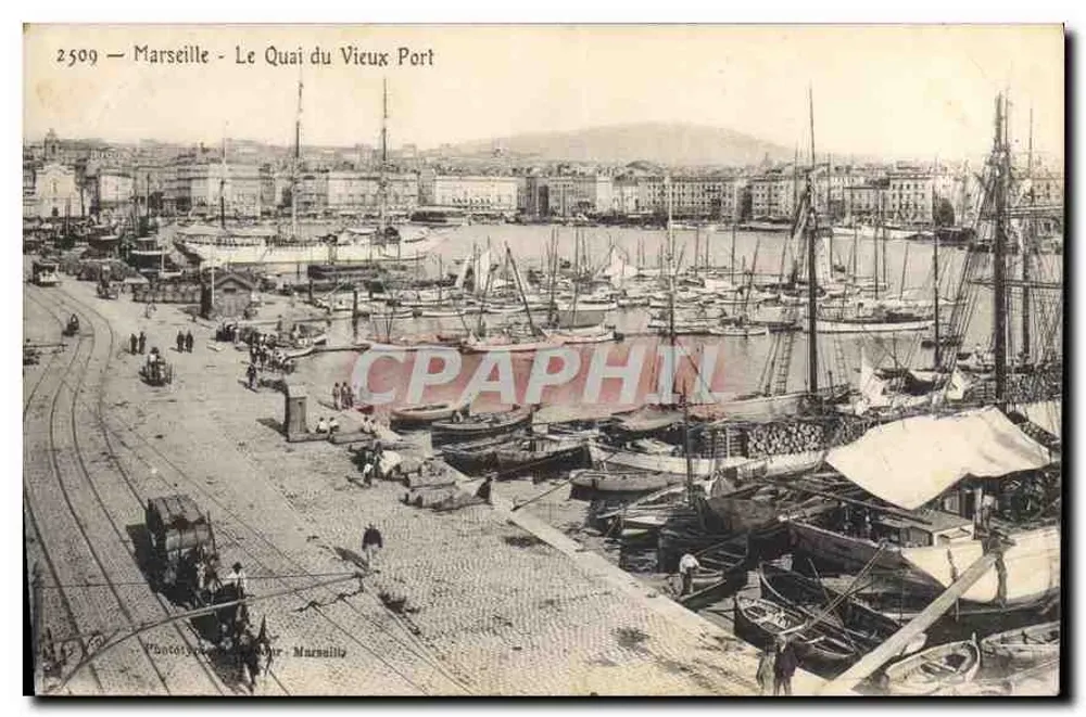 Marseille — Le Quai du Vieux Port — Pontoty, Nr. 2509 - Vorderseite