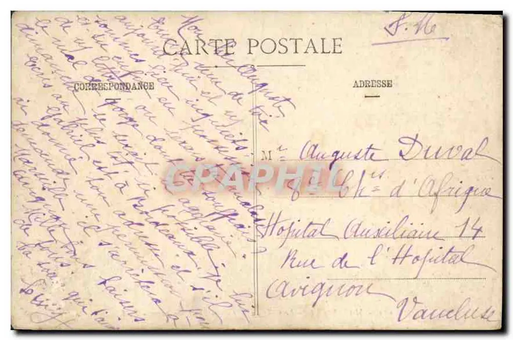 Marseille - Schloss If und die Inseln Endoume - E. L. - Rückseite