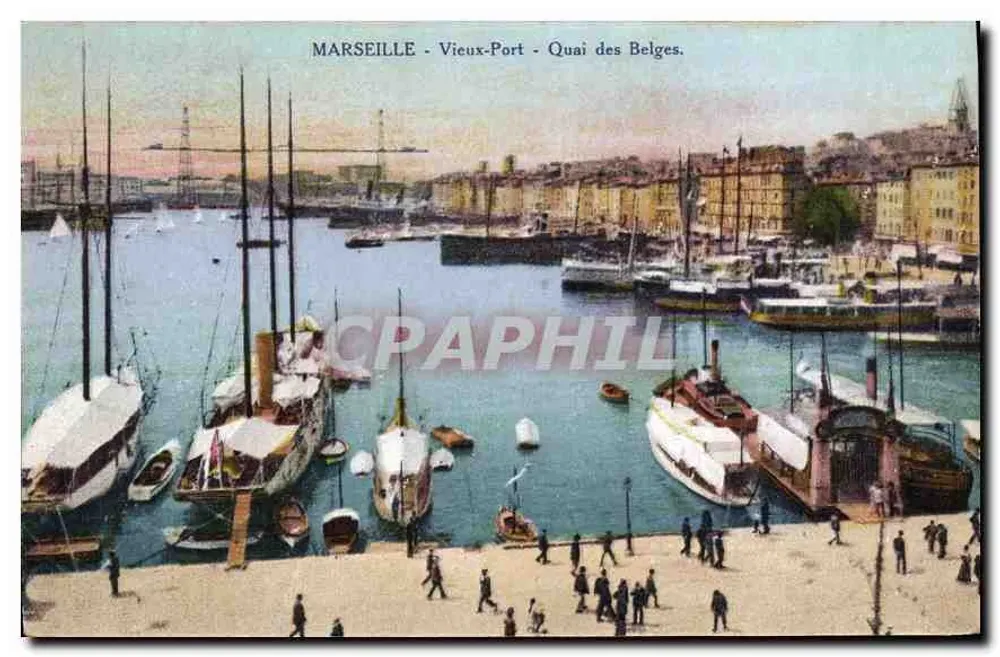 MARSEILLE - Vieux-Port - Quai des Belges. - Vorderseite