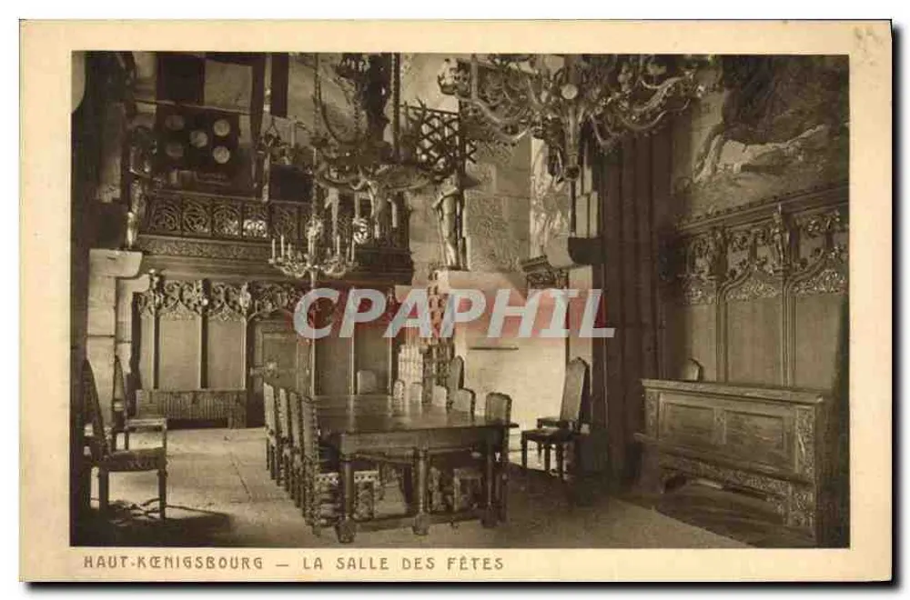 Haut-Königsbourg — Die Saal der Feste — Verlag Braun & Cie, Dornach - Vorderseite