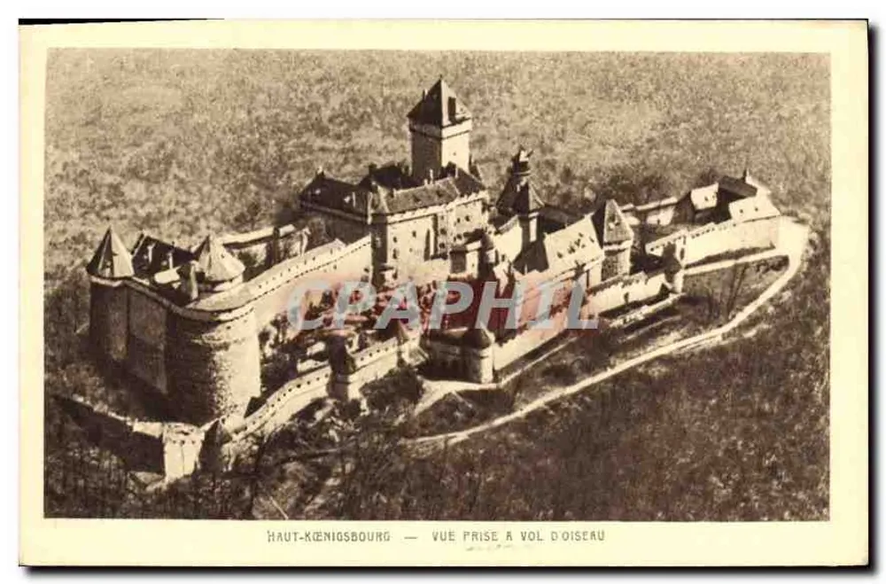 Haut-Kœnigsbourg — Luftbild — Braun & Cie, Verlag Dornach - Vorderseite