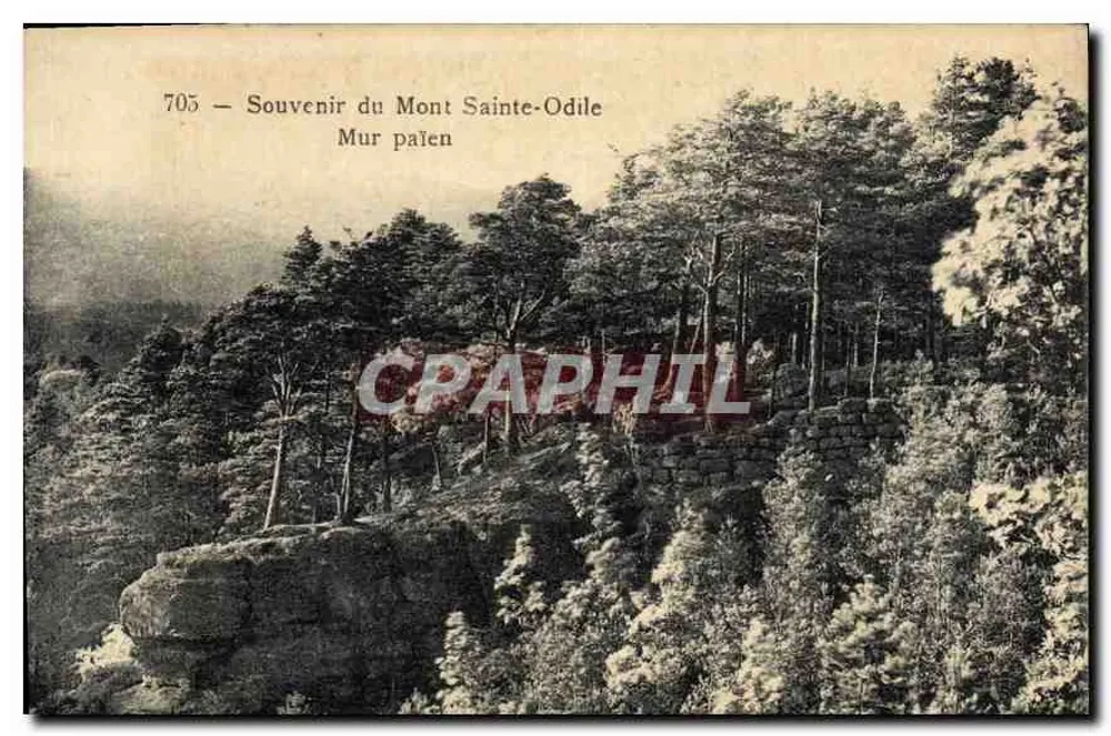 Ansicht des Mont Sainte-Odile — Paganer Wall — Edition Alsacienne Paulus & Rech, Straßburg - Vorderseite