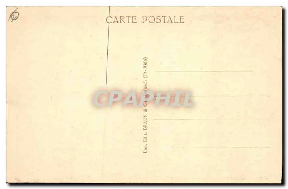 Colmar — Claustro dos Dominicanos — Braun & Cie, Ht-Rhin - Verso