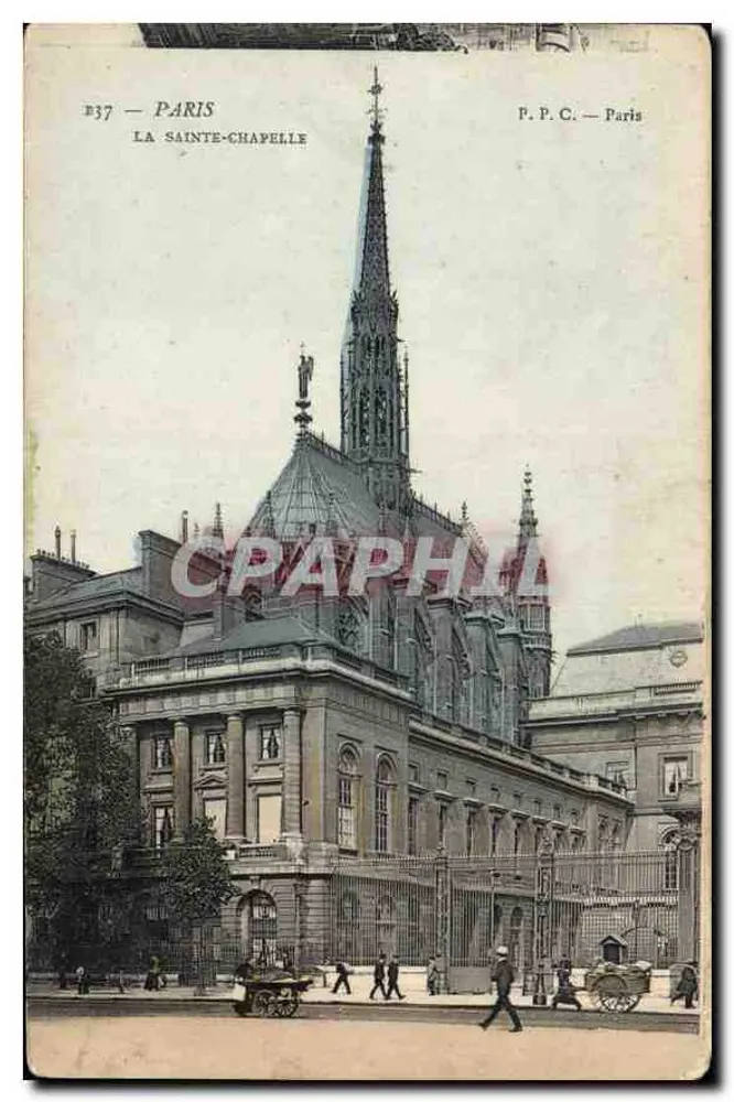 Paris — La Sainte-Chapelle — P.P.C. — Paris - Awers