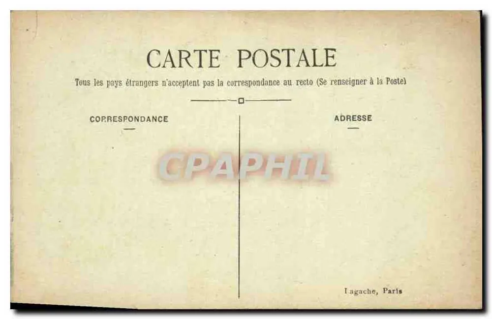 Paris — Os guichês do Louvre — L. D. - Verso