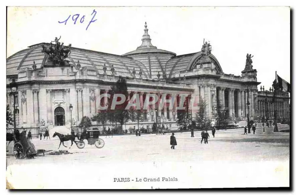PARIS - O Grande Palácio — vista arquitetônica - Frente