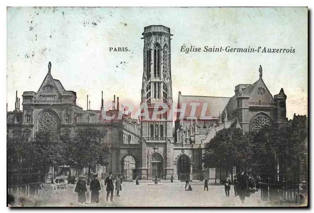 París — Iglesia de San Germain des Prés — Graphil - Anverso