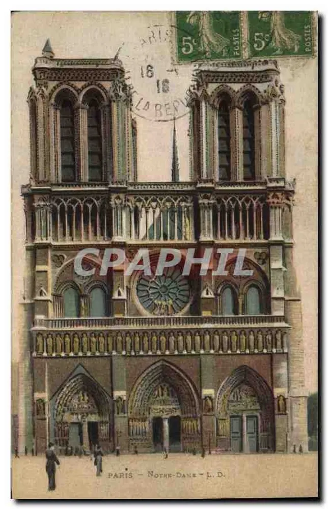Paris - Notre-Dame - L.D. - Frente