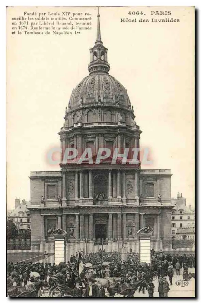 हॉटल डेज़ इन्वालिड्स — पेरिस — प्रकाशक ELD, संख्या 4064 - आगे