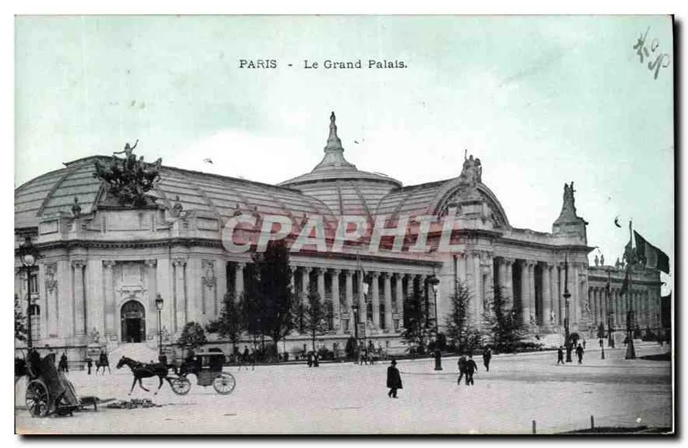 PARIS - O Grande Palácio. — n° de série 910. - Frente