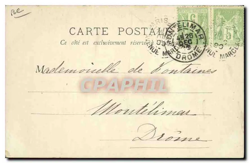 Catedral de Nossa Senhora de Paris — Paris — B.R., Paris, n° 64 - Verso