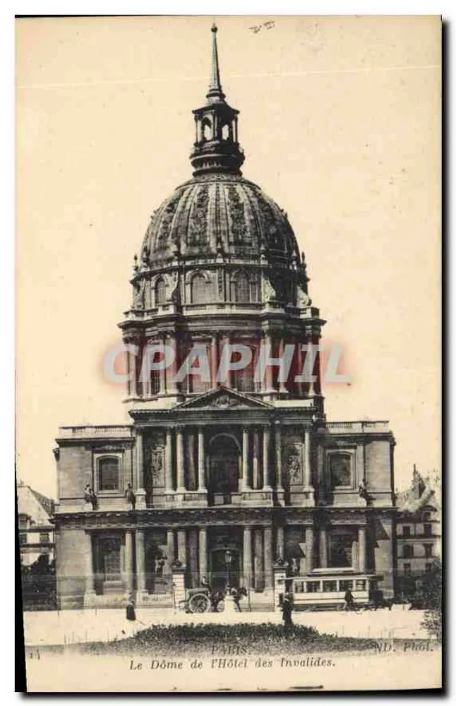 Il Domo dell'Hotel des Invalides — Parigi — ND. Fot. - Recto