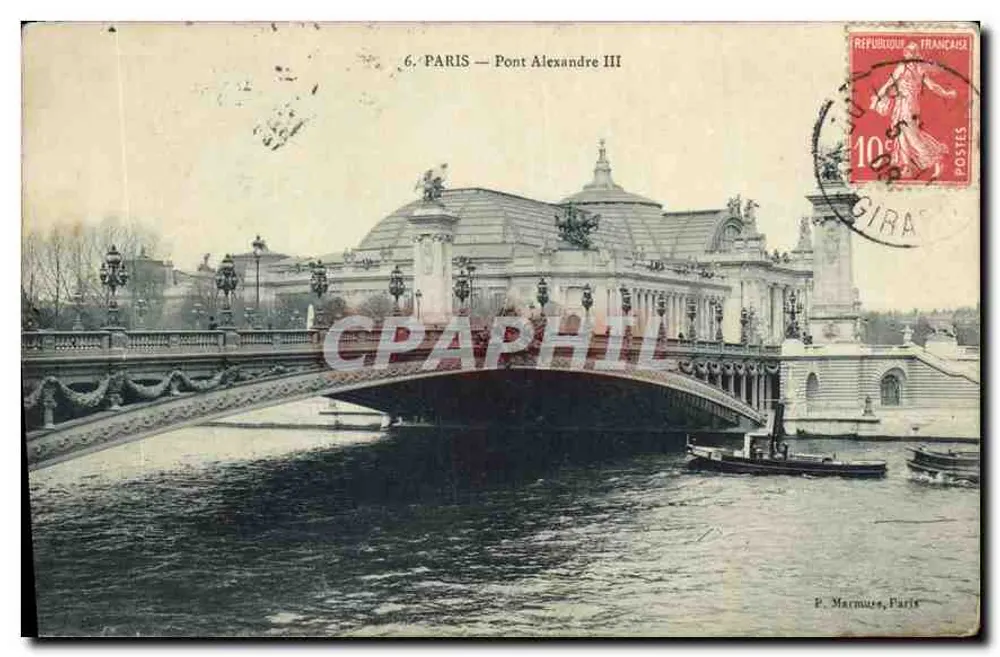 Paris — Ponte Alexandre III — P. Marmuse, Paris - Frente