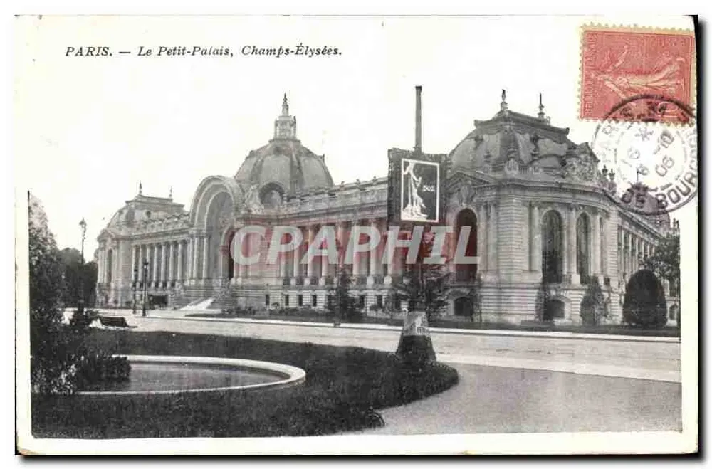 Paris — O Petit-Palais, Champs-Élysées — editor Boull. - Frente