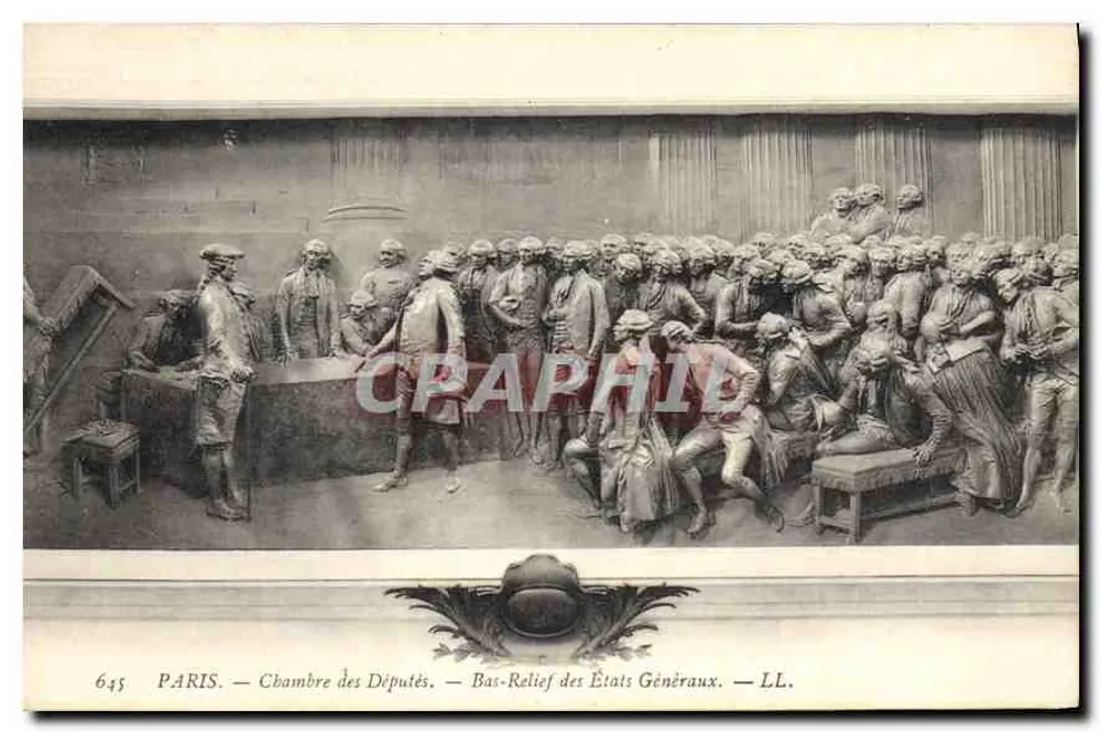 Paris — Kammer der Abgeordneten — Basrelief der Generalstände — LL. — Nr. 645 - Vorderseite