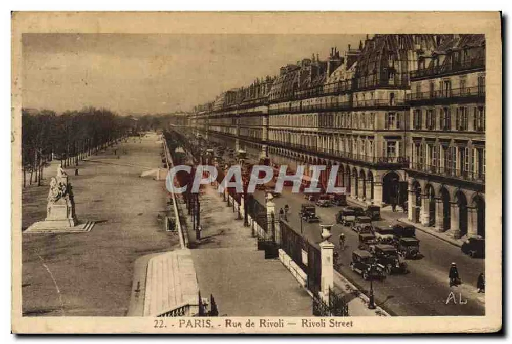 Paris - Rue de Rivoli — Rivoli Street — A. L. - Frente