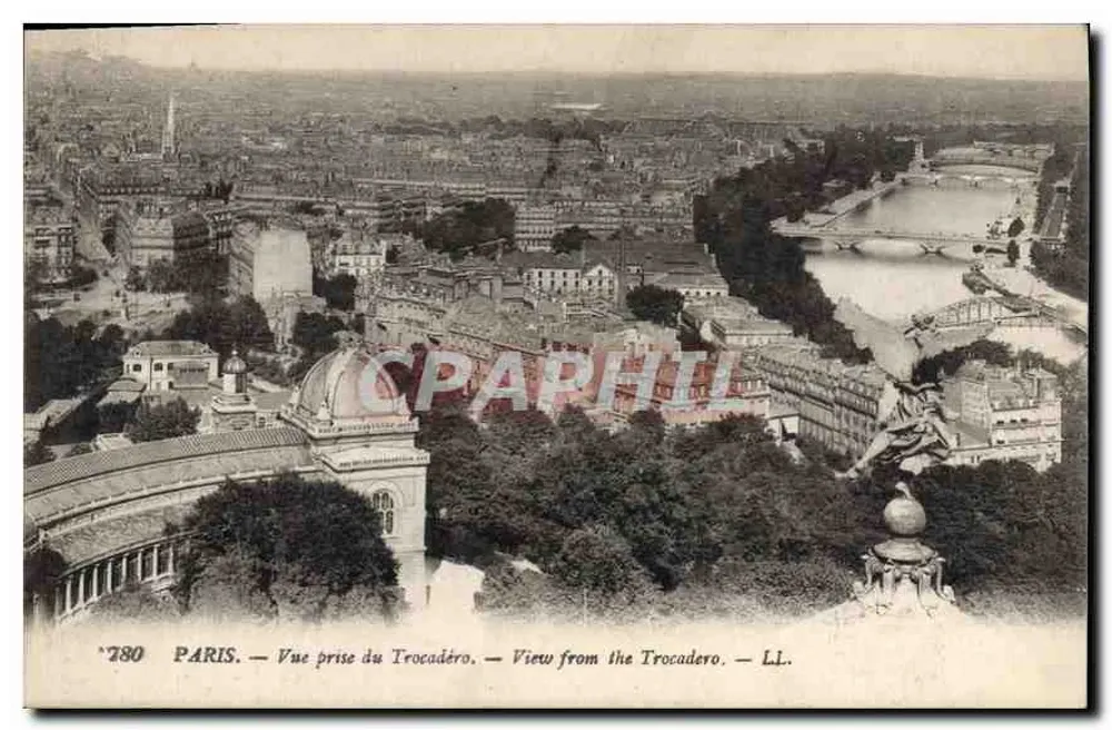 Paris — Vista tirada do Trocadéro — LL. — n° 730 - Frente