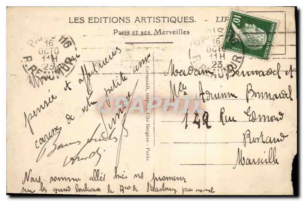 Paris - O Palácio do Luxembourg — LIP, n°48 - Verso