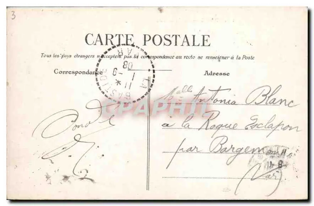 PARIS — Ilha de Cité — Graphphil, n° 232 - Verso
