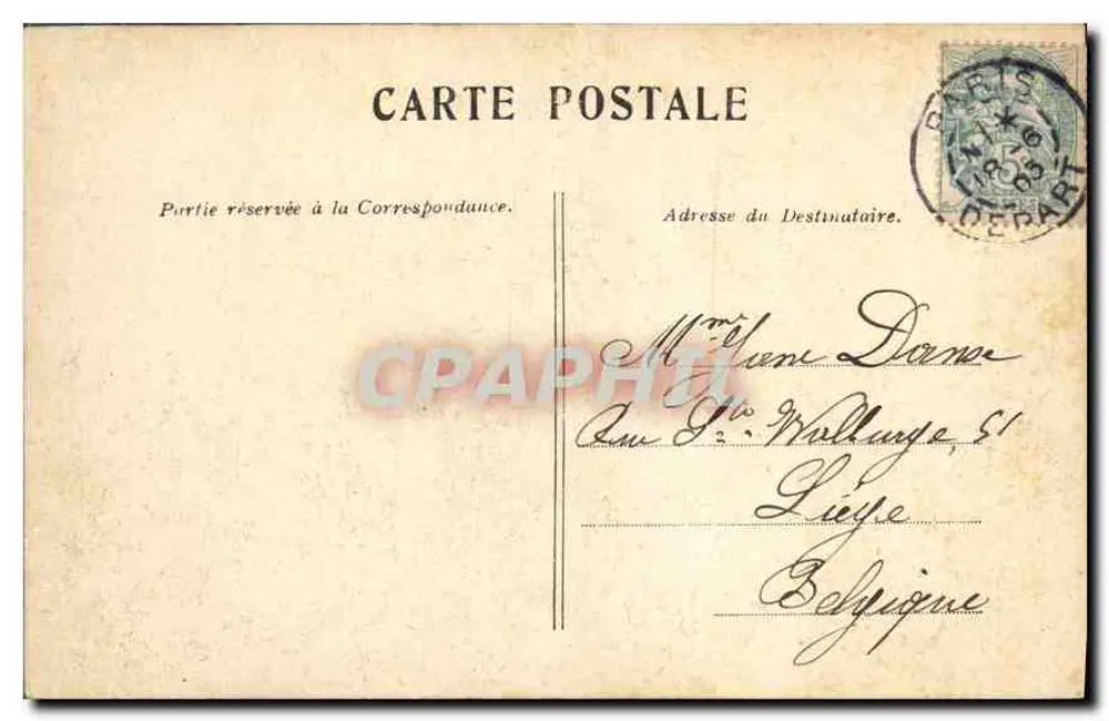Paris — A Coluna Vendôme — Editor não identificado - Verso