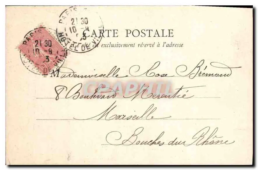 Paris — Capela de Nossa Senhora da Consolação — Editor Br. Fr. Paris, n° 35 - Verso