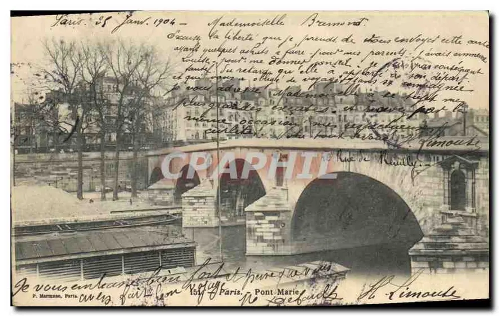 Pont Marie — Paris — P. Marmona, Paris - Frente