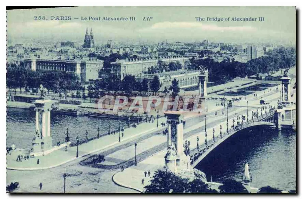 Paris — O Pont Alexandre III — LIP - Frente