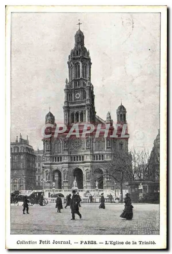 Paris — A Igreja da Trindade — Coleção Petit Journal - Frente