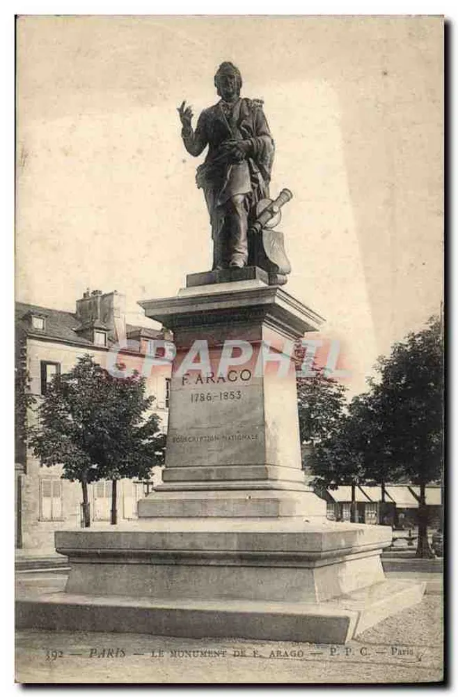 Parijs — Het monument van F. Arago — E.P.C. Parijs - Voorkant