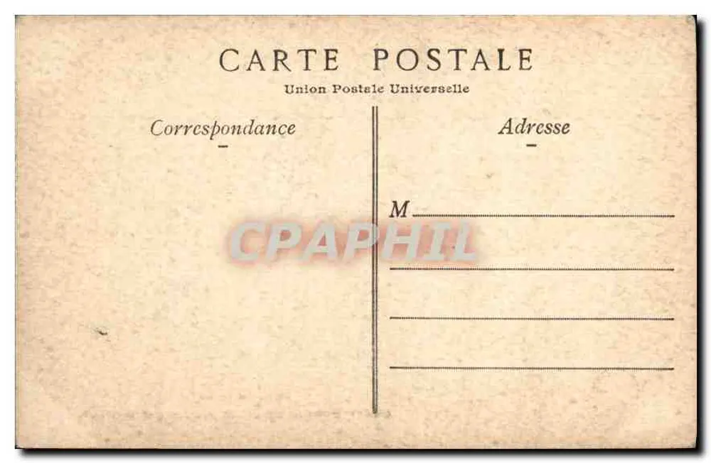 Nationalkonservatorium der Künste und Handwerks — Paris — unbekannter Verleger, Seriennummer 3 - Rückseite