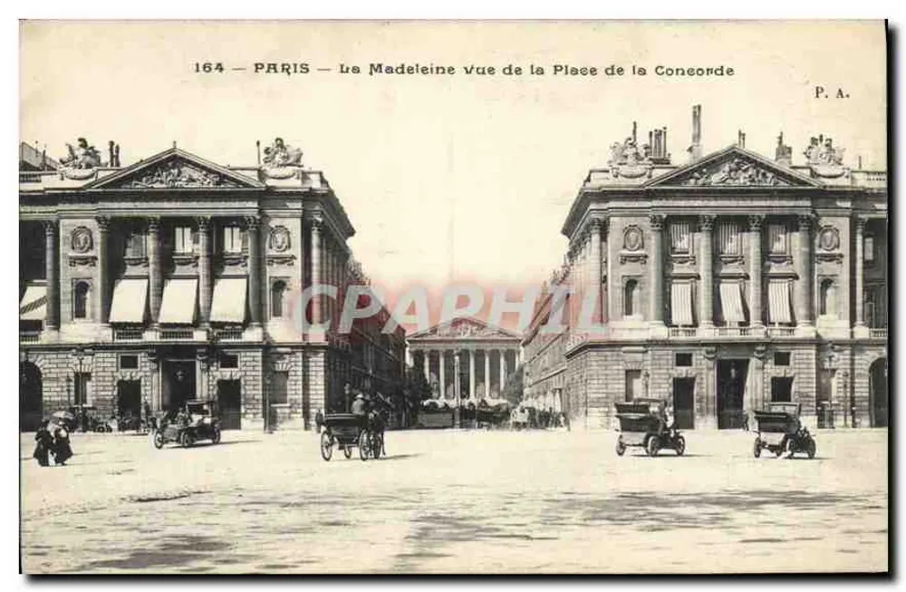 Paris — Die Madeleine von der Place de la Concorde aus gesehen — P.A. n°164 - Vorderseite