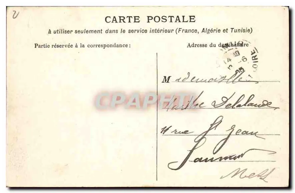 Paris — Estação St-Lazare — n° 326 - Verso